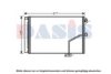 AKS DASIS 122026N Condenser, air conditioning
